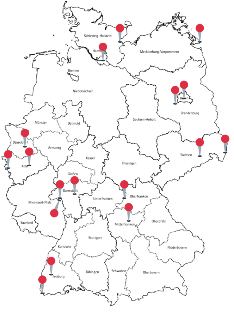 Niemcy bawaria mapa Bawaria Niemcy